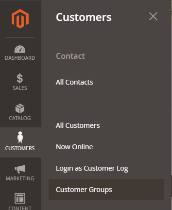 customer group management magento 2